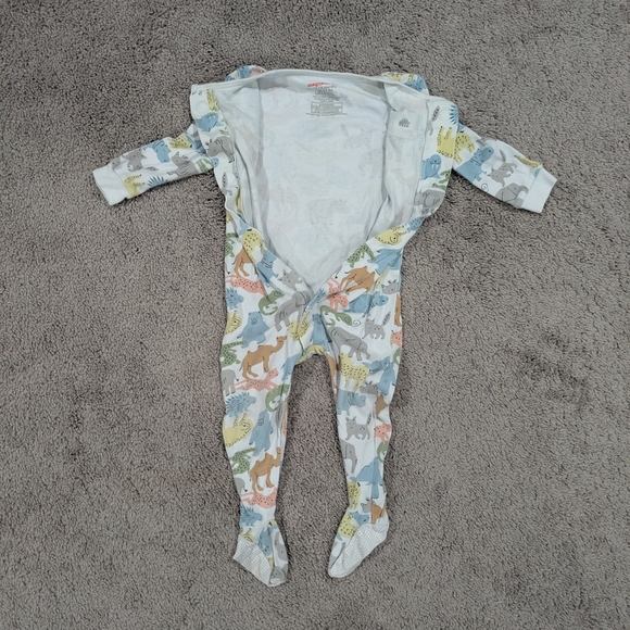 Magnetic Me Multicolor Animal Print Footie - Picture 3 of 4